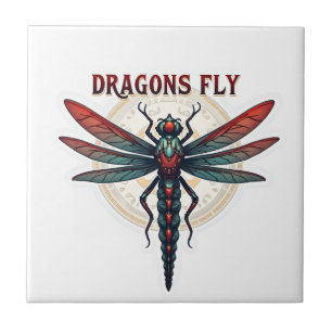 Cool Machined Steampunk Dragonfly - Dragons Fly - Tile