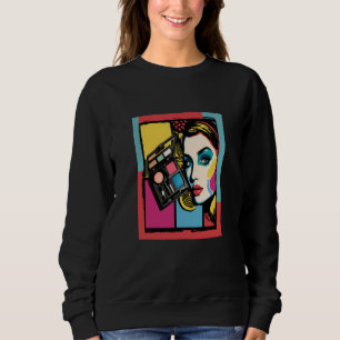 Cool Makeup Artist Pop Makeup Kit Mom Sweatshirt