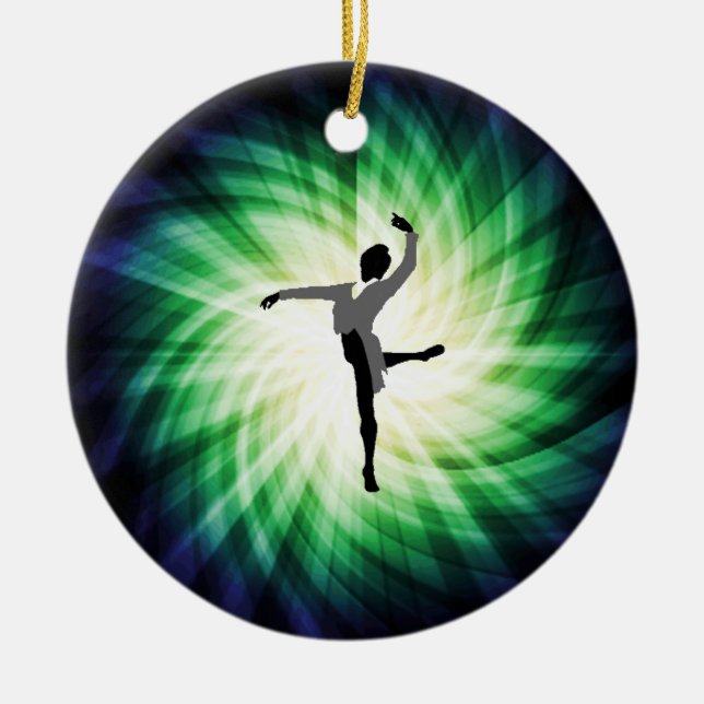 Cool Male Dancer Ceramic Tree Decoration (Front)