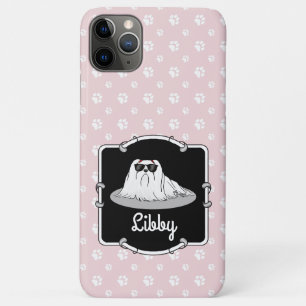 Cool Maltese Dog with Sunglasses - Cute Case-Mate iPhone Case