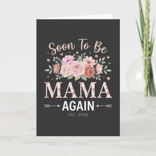 Cool Mama Again Est 2026 Pregnancy Announcement (Front)