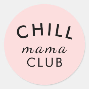 Cool Mama Club Peachy Pink Sticker
