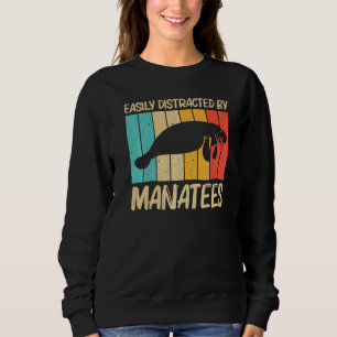 Cool Manatee For Men Women Sea Cow Save The Manate Sweatshirt