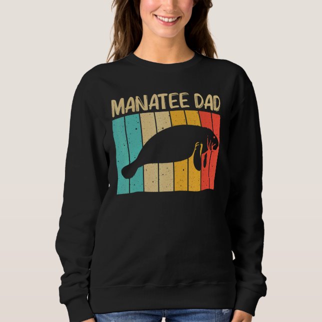 Cool Manatee For Men Women Sea Cow Save The Manate Sweatshirt (Front)