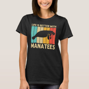 Cool Manatee For Men Women Sea Cow Save The Manate T-Shirt