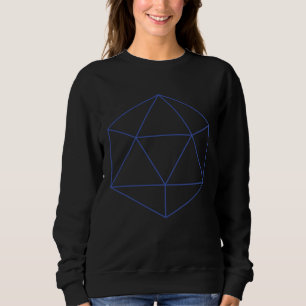 Cool Mandala Sacred Geometry Icosahedron Sweatshirt