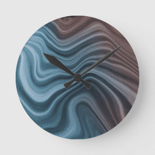 Cool Marble Pattern Round Clock