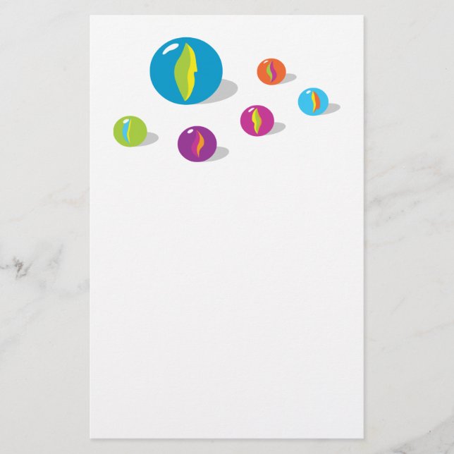 Cool Marbles Stationery (Front)