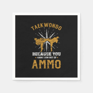 Cool Martial Artist Gifts Awesome Taekwondo Arts Napkin