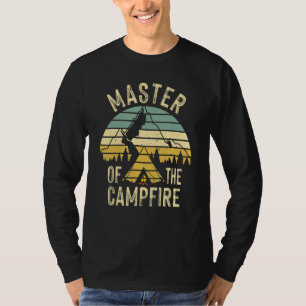 Cool Master Campfire  Camping  For Kids Men Women T-Shirt