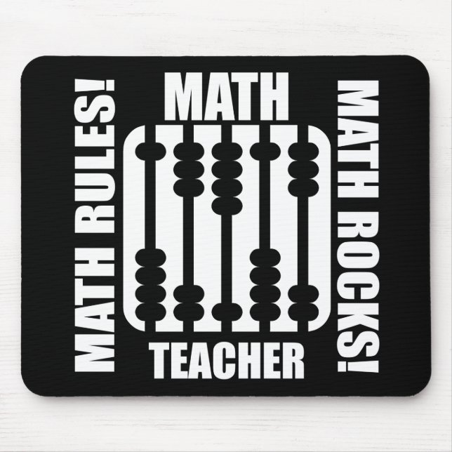 cool math teacher mouse pad (Front)