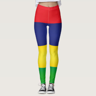 Cool Mauritius Flag Fashion Leggings