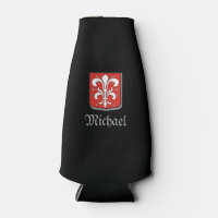 Cool Mediaeval Black and Red Knight Shield