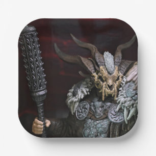 Cool medieval themed paper plate