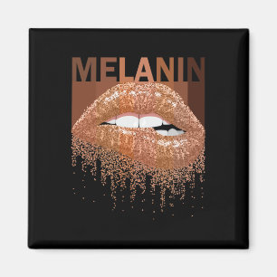 Cool Melanin Queen Lips Women Black Queen African  Magnet