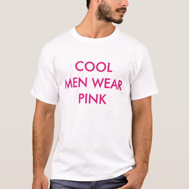 COOL MEN WEAR PINK T-Shirt (Front)