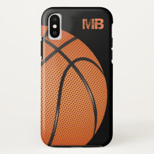 Cool Mens Basketball Monogram Theme Case-Mate iPhone Case