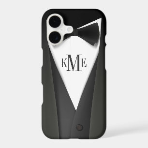 Cool Mens Tuxedo Suit Pattern - Manly Monogram