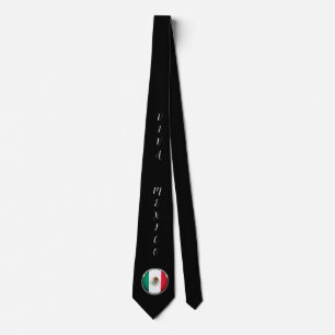 Cool Mexico Flag Design Tie