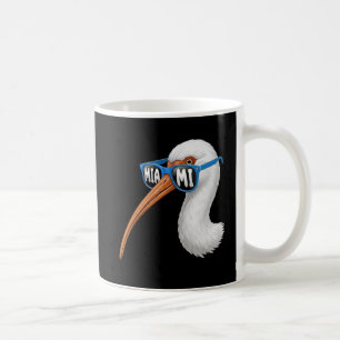 Cool Miami White Ibis Sunglasses Florida Bird Mug