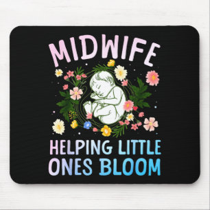 Cool Midwife Art For Women Midwifery Doula Nursing Mouse Pad