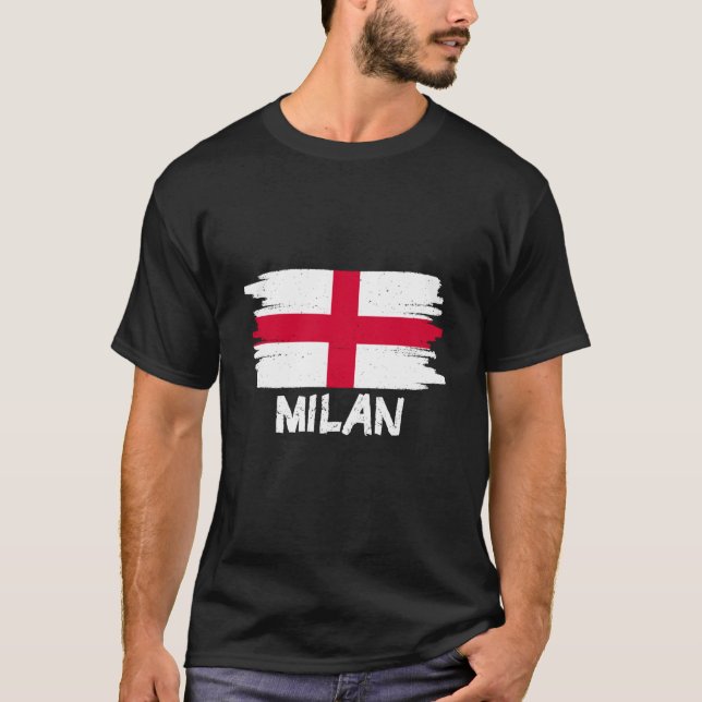 Cool Milan Flag T-Shirt (Front)