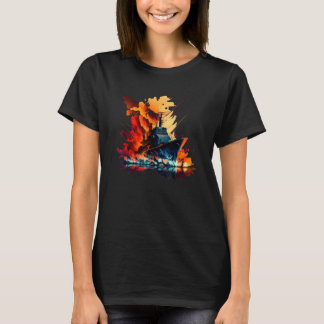 Cool military Battlecruisers for Sea Battle T-Shirt