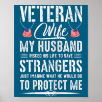 Cool Military Veteran Wife Army Husband