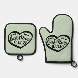 Cool Mimi Club, Mimi Gift Oven Mitt & Pot Holder Set