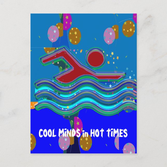 COOL MINDS in Hot Times Postcard (Front)