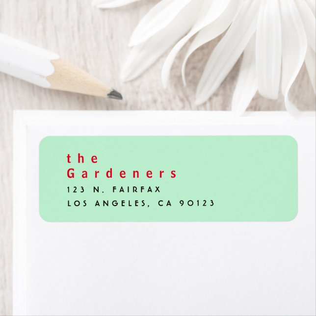 Cool Minimalist Green Red Black (Insitu)