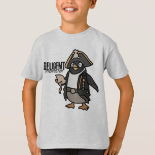 Cool Minimalist Penguin Chilling   Funny T-Shirt