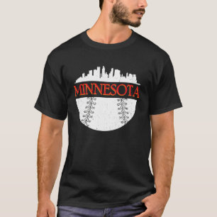 Cool Minnesota Baseball Lover  Softball Sports Fan T-Shirt