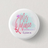 Cool Mis Quince Blush Pink Script Name