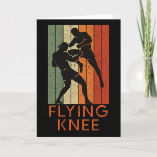 Cool Mma, Kickboxing And Muay Thai Flying Knee  Card