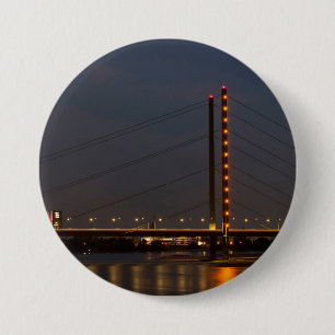 Cool, modern and urban Rheinkniebrucke 7.5 Cm Round Badge