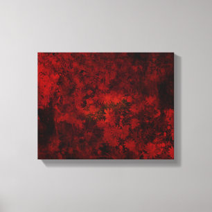 Cool, modern art of floral / flower pattern canvas print