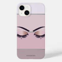Cool Modern Chic Striped,Lashes