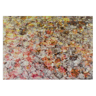 Cool, modern, colourful abstract background cutting board