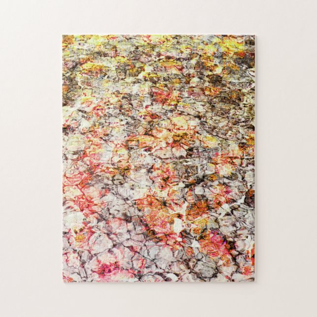 Cool, modern, colourful abstract background jigsaw puzzle (Vertical)