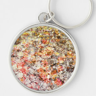 Cool, modern, colourful abstract background key ring