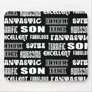 Cool Modern Design 4 Sons Positive Words Mouse Pad