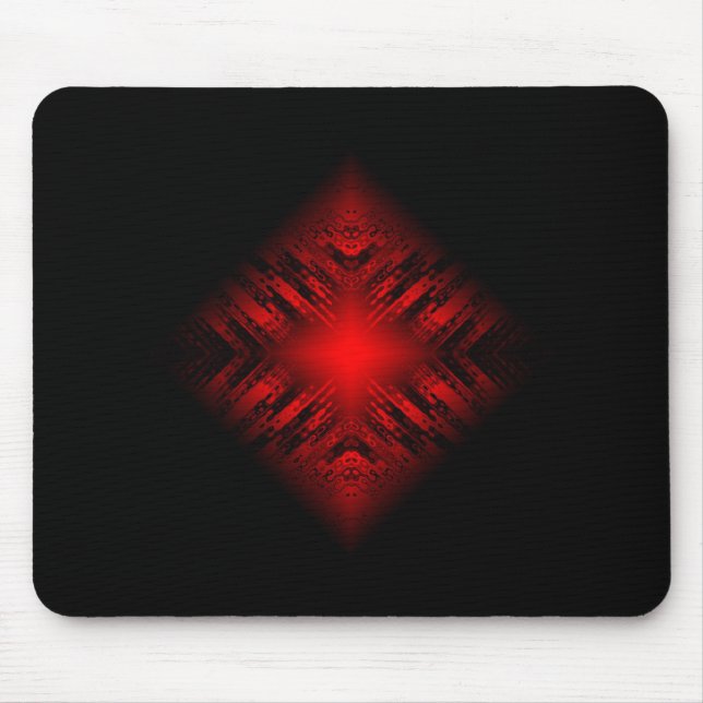 Cool Modern Digital Art Mouse Pad (Front)