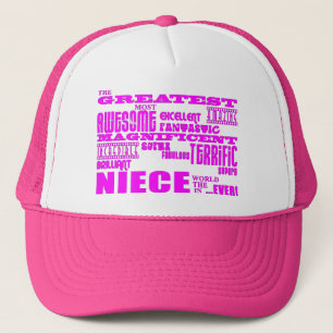 Cool Modern Fun Nieces : Greatest Niece Trucker Hat