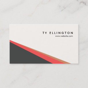 Cool Modern Geometric Abstract Business Card