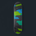 Cool Modern Geometric Abstract Pattern Skateboard<br><div class="desc">This modern design features a geometrical pattern in grey, teal, green and blue #grey #green #blue #teal #masculine #forguys #girly #geometrical #geometric #abstract #customgifts #custom #christmas #birthday #holidays #christmasgifts #holidaygifts #masculine #feminine #girly #stylish #chic #trendy #sports #outdoor #skate #skater #skateboard #skateboards #skateboarding #fun #cool #custom #christmas #birthday #giftsforhim #giftsforher #giftsforguys...</div>