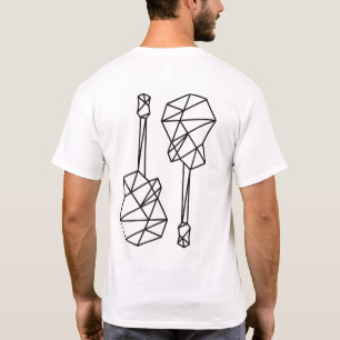 cool & modern geometric guitars music T-Shirt