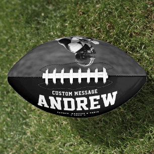 Cool Modern Graduation Birthday Gift Photo Football