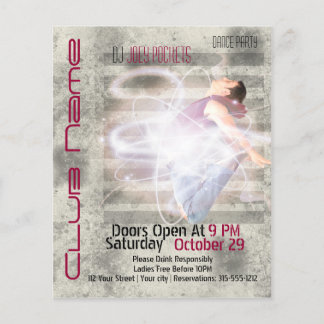 Cool Modern Nightclub Dance Club Business Flyer