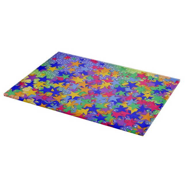 Cool Modern Star Design Cutting Board (Corner)